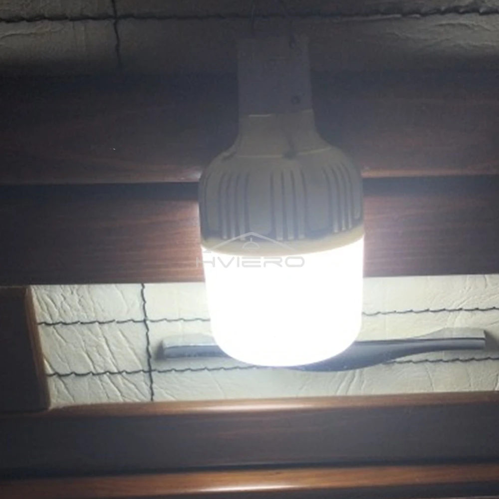 60mm USB Rechargeable Led Bulb Portable Camping Emergency Lighting Light Flashlight Outdoor Garden Picnic Work Hanging Tent Lamp
