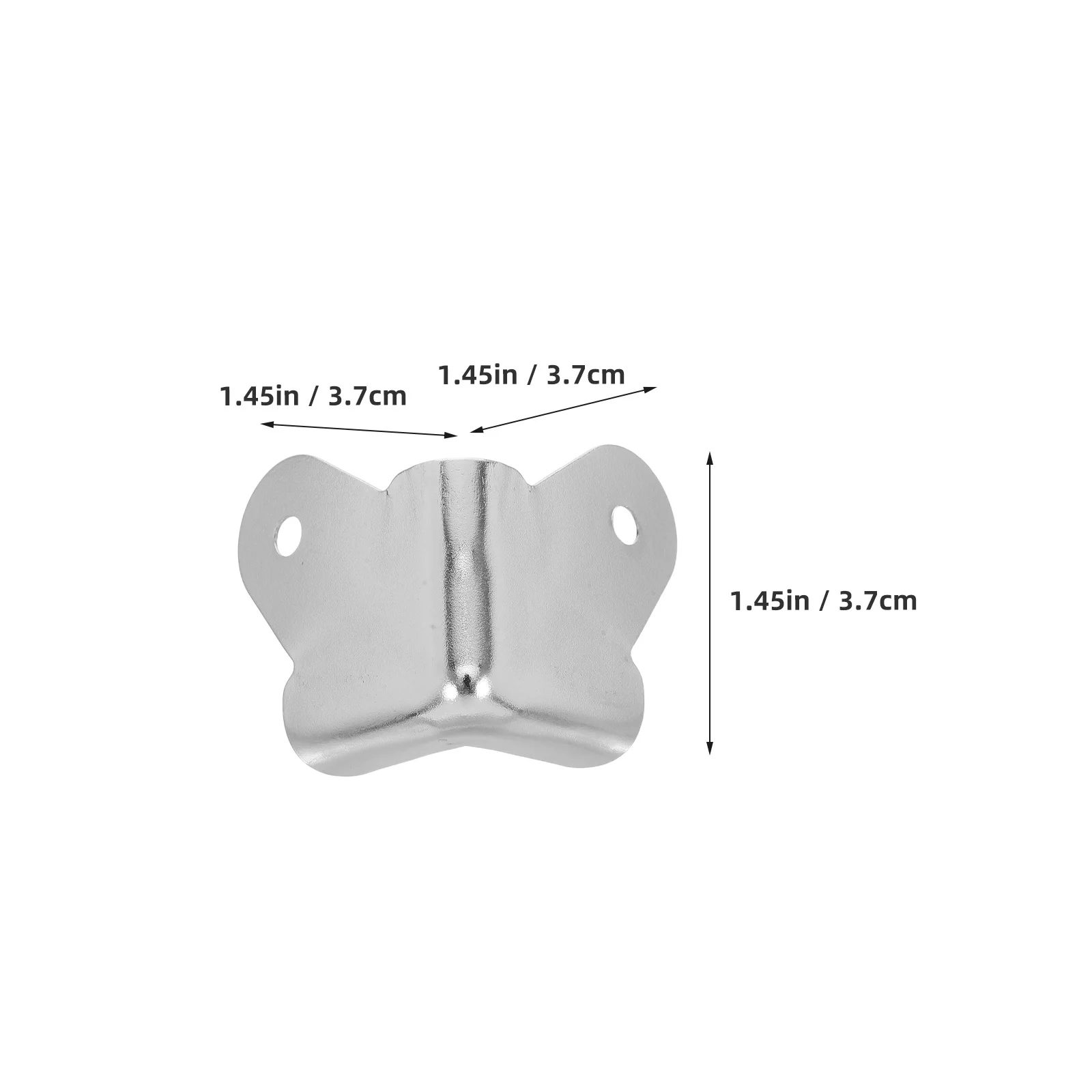 Protectores de esquina de Metal para muebles, armarios, maletas de madera, zócalo, protectores de esquina, 12 Uds.