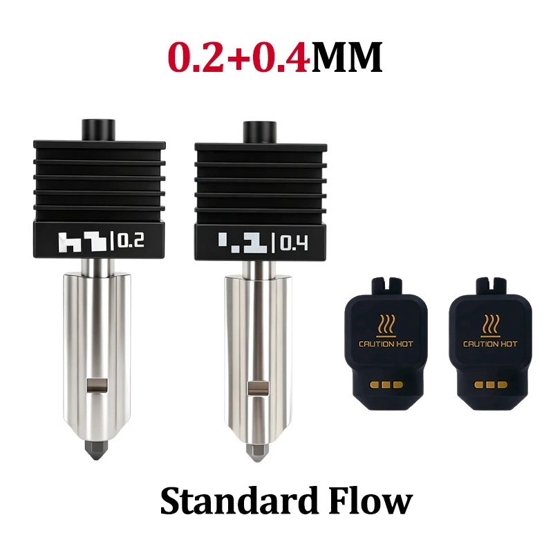 Für Bambu X2D P2S H2S Hotend – Bambu Lab Quick Swap Extruder, gehärteter Stahl Druckkopf, P2S Hotend Heizeinheit Ersatz