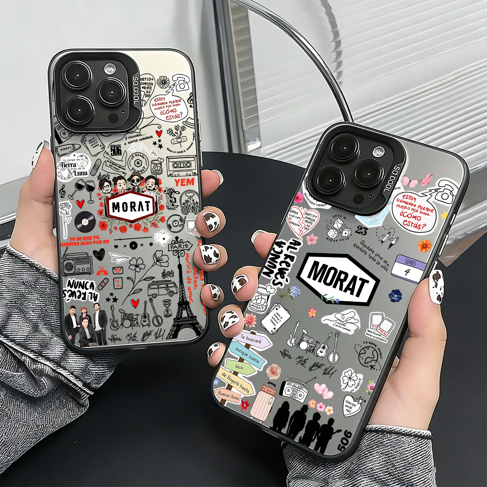 Fashion Band M-Morats Phone Case For iPhone 17 16e 16 15 14 13 12 11 mini Pro Max X XR XSMAX 8 7 Air Plus Anti Fall Matte Cover