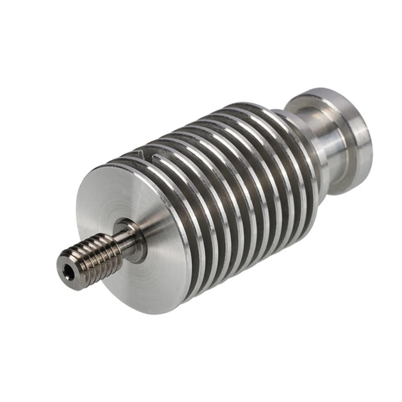 All-Metal Alloy Heat Break Heatsink for E3D Hotend Heater Block 1.75MM Filament Smooth