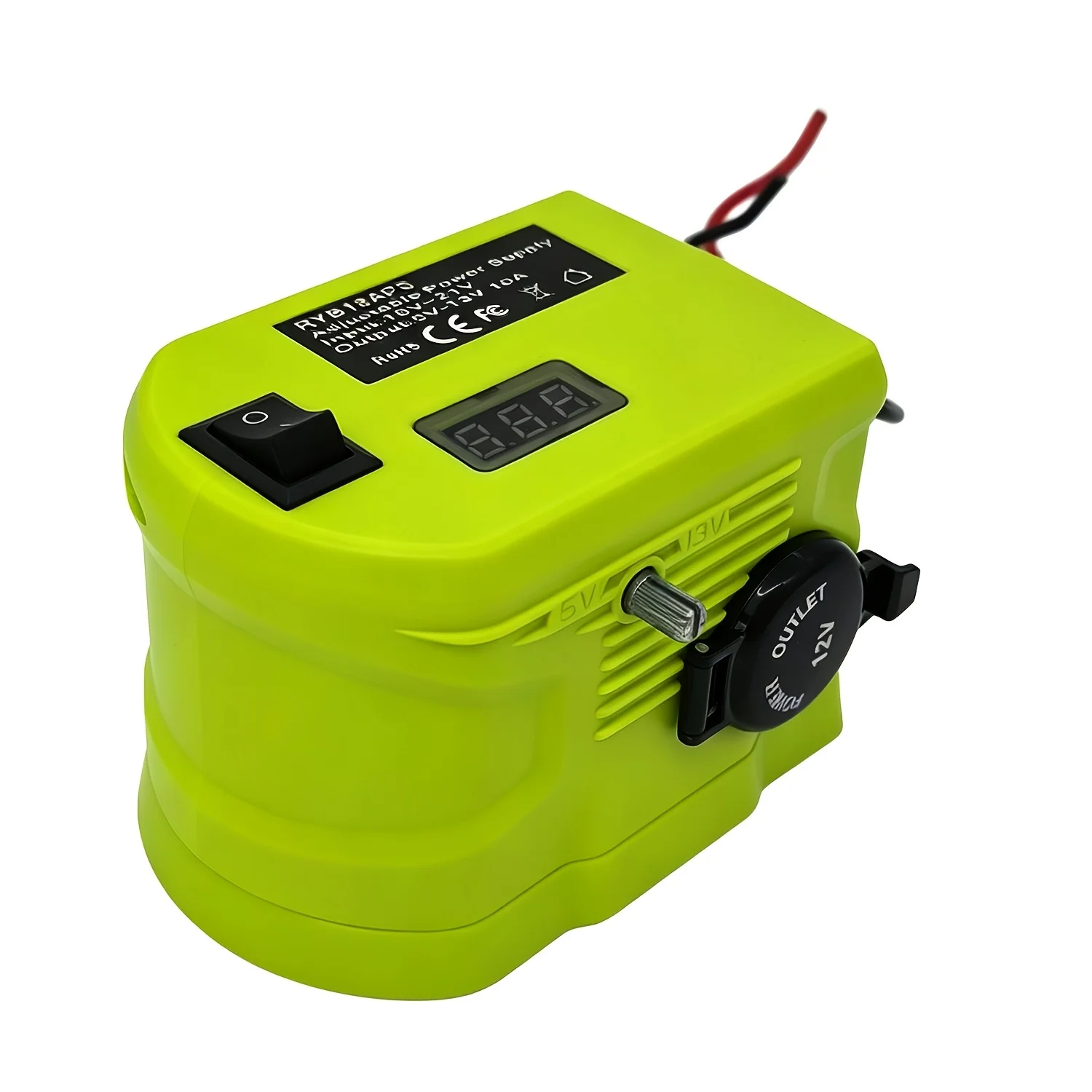 For Ryobi 18V Li-ion Battery 18V to 12V Step Down Converter Power Wheel Adapter Voltage Reducer Transformer for Car Appliances