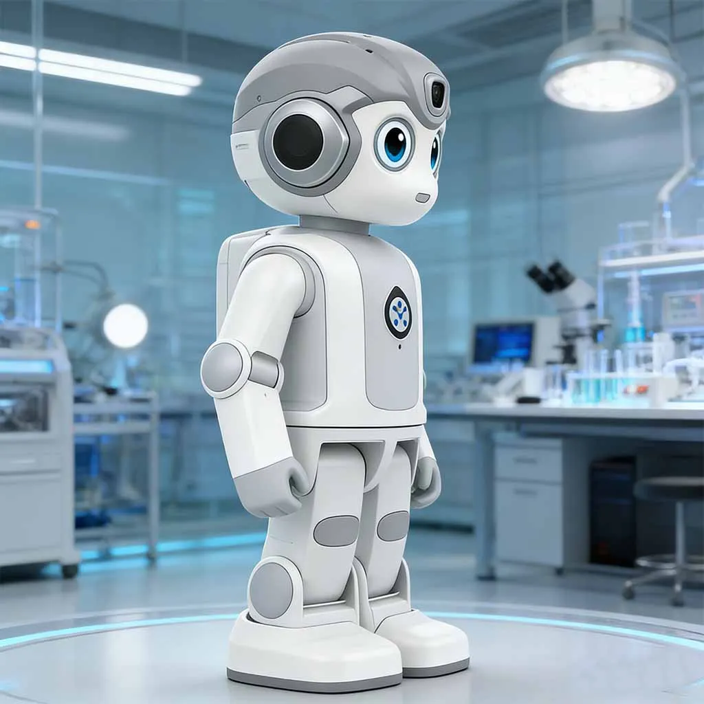 Smart AI Humanoid Educational Robot For Kids STEM Learning Toy With Wi-Fi Chronograph Function SDK Available