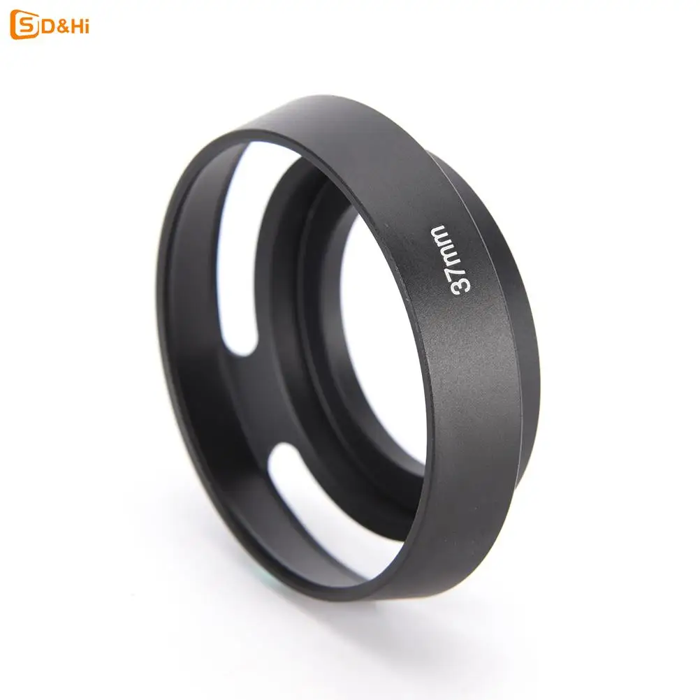 Black Metal Camera Lens Hood For FOR Leica Canon Nikon Lens 37 39 40.5 43 46 49 52 55 58 62 67 Mm