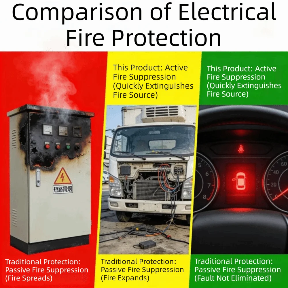 10g,20g,30g,40g Aerosol Automatic Hot Aerosol Fire Sticker Fire Suppression Compact Device Extinguishing Sticker Device