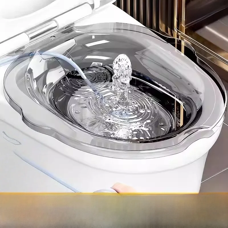 

Японская ванночка для унитаза (тазик) для мужчин, для ухода за простатой, без приседаний, с функцией гидромассажа