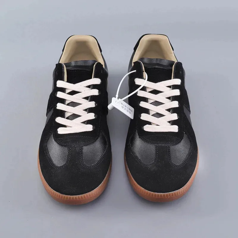 أحذية نسائية بيضاء صغيرة، أحذية تدريب ألمانية كلاسيكية كلاسيكية للربيع والخريف جديدة متعددة الاستخدامات برباط من الجلد الطبيعي، #3