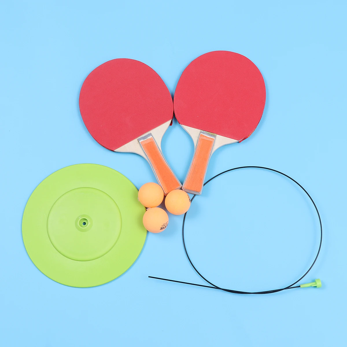 

Mini Table Tennis Trainer for Kids with Elastic Bobbin Sports Training Device Reflex Plaything Hand Eye Coordination Outdoor