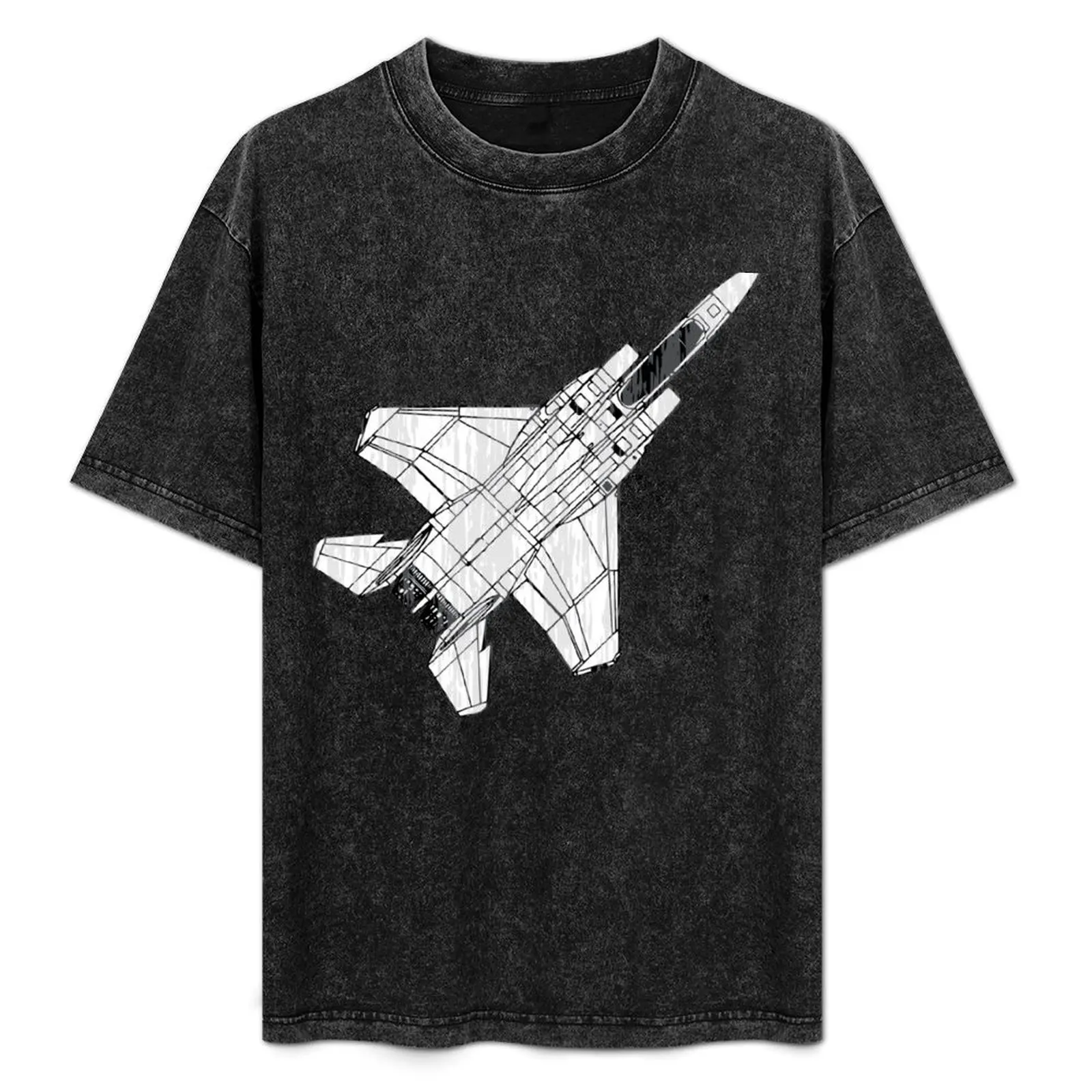 

F 15 Eagle Fighter Plane T-Shirt plain Short sleeve tee plus size tops T-shirts for men cotton