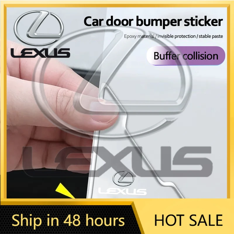 

Горячая новинка 2026: Наклейки для интерьера автомобиля (2/4 шт.) – силиконовые накладки на углы дверей, защита от царапин для Lexus GS, IS, LS500h, ES260, ES300h, RX350