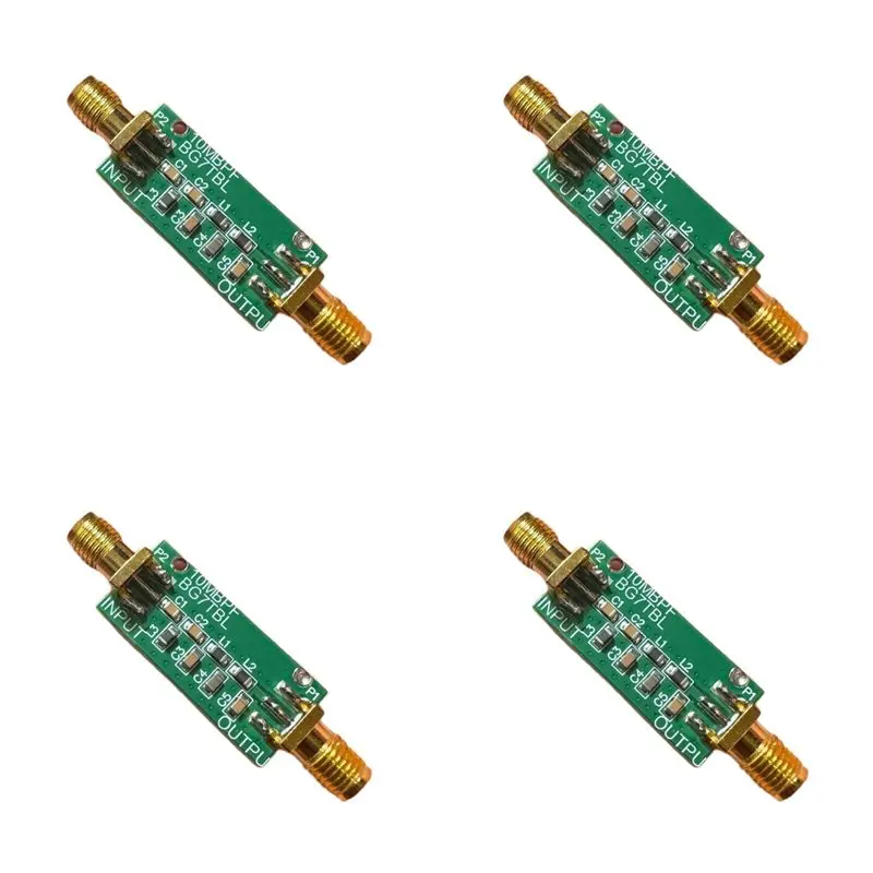 Y01A 4X BPF Bandpass Filter 10Mhz BPF Band-Pass Filter Low Insertion Loss Radio Frequency Front End Module