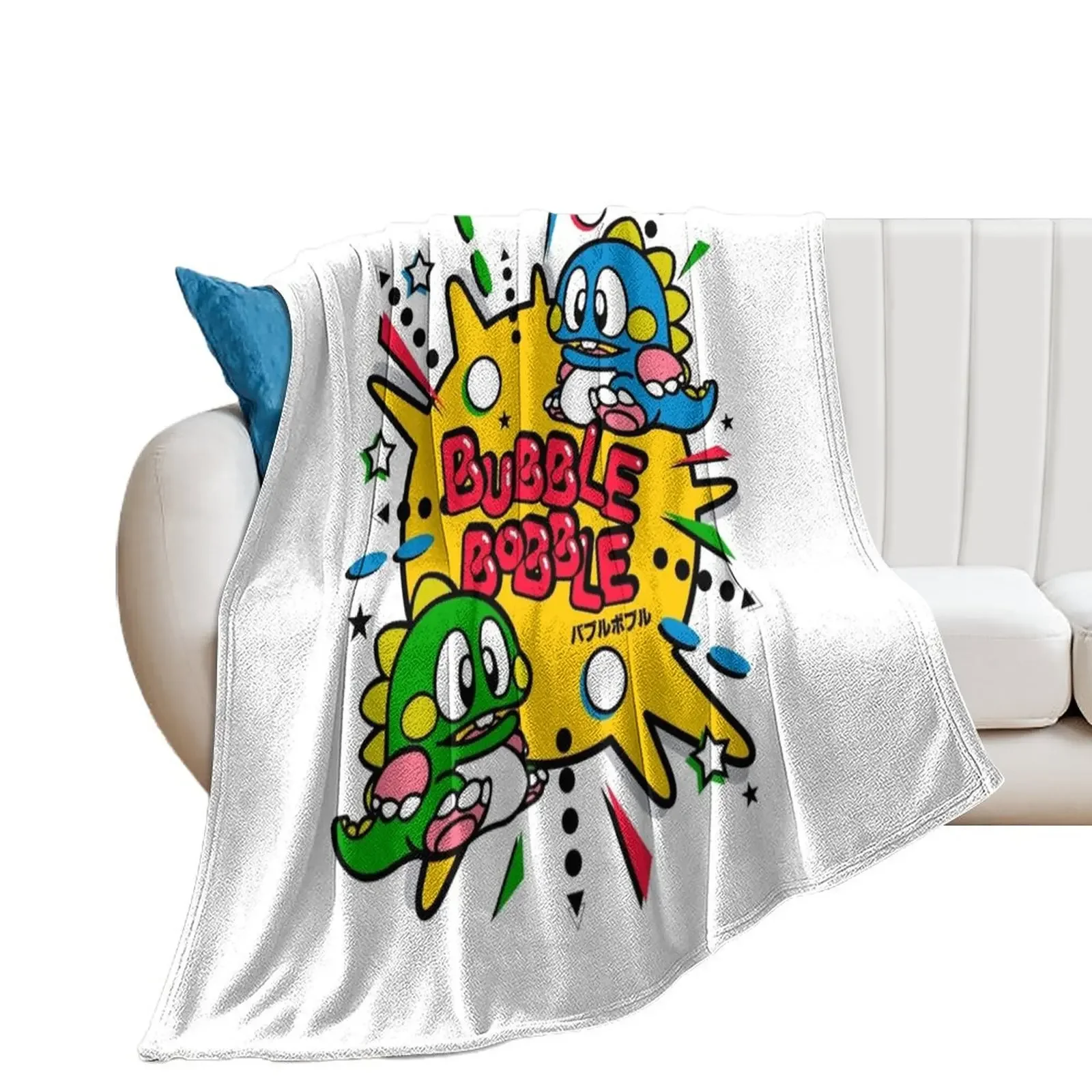 Bubble Bobble Throw Blanket Thins Plush christmas gifts for babies Blankets