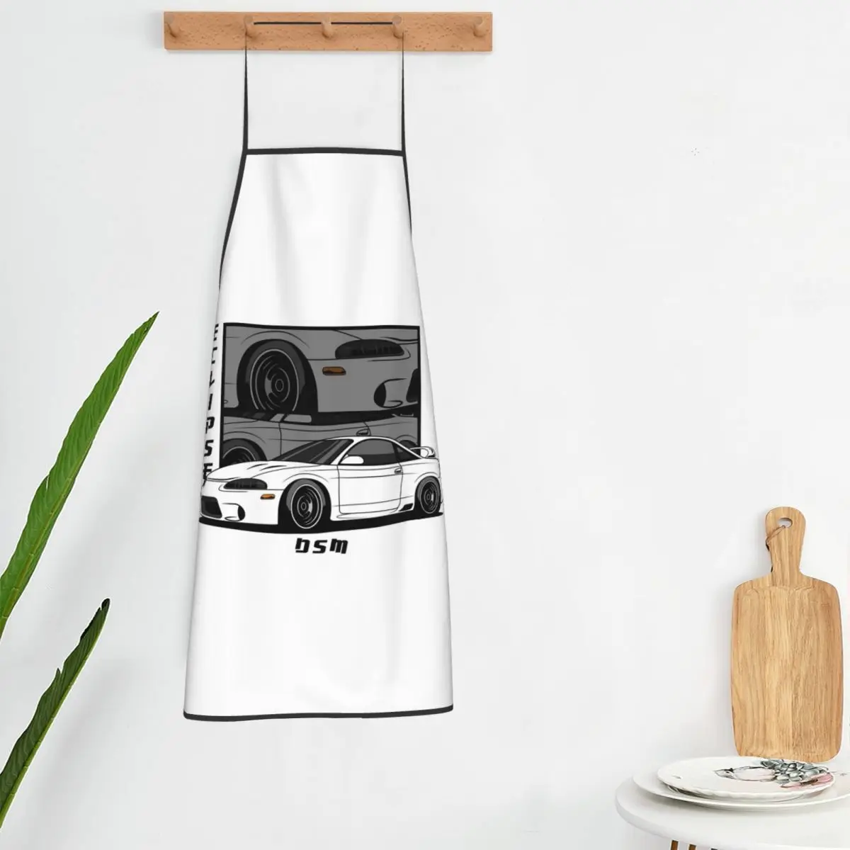 Eclipse 2G Comic Apron Chef Cooking Baking Tablier Bib Kitchen Cleaning Pinafore for Women Men Gardening