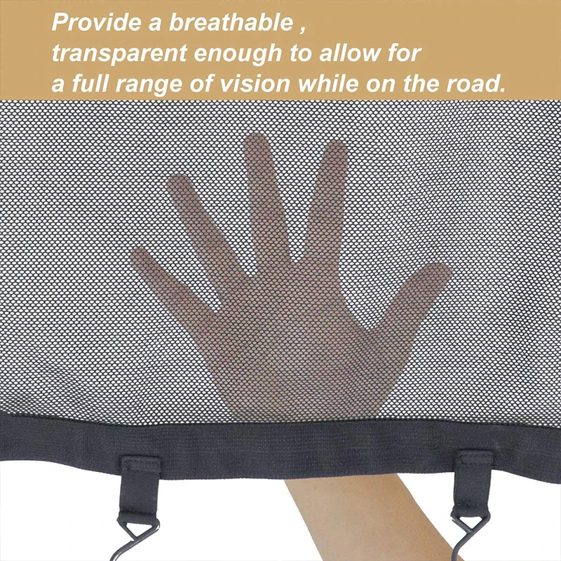 Left & Right Side Mesh Window Nets Window Shade Shield Net Cover Door Scratch Prevention Protection for UTV Can-Am Maverick X3