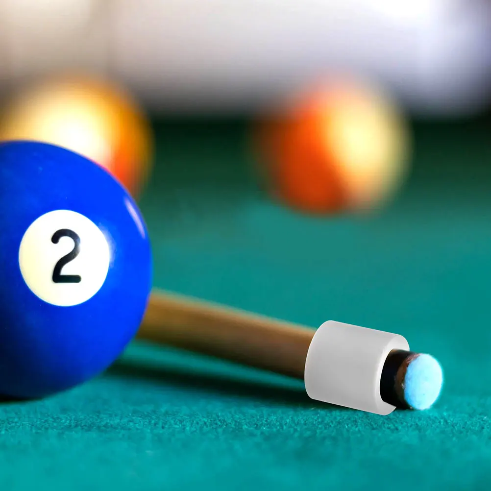

10 Pcs Billiard Cue Tip Billiards Rod Protector Stick Tail Cover Snooker Club Accessory