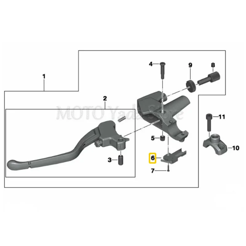 

For BMW K25 K26 K27 K28 K29 K40 K43 K44 K48 K61 K70 K71 K72K75 K73Microswitch 61317671111
