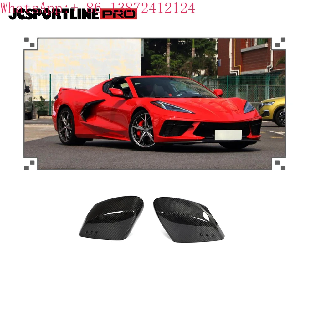 

Fashion Carbon Fiber Side Mirror Covers for Chevrolet Corvette C8 2020-2021