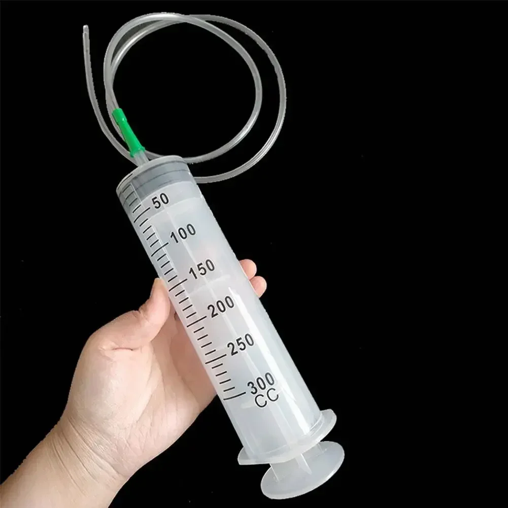 Auto Oil Change Syringe with Hose Manual Fuel Suction & Filler Fluid Oil Change Evacuator Pump Car Brake Fluid Oil Extractor