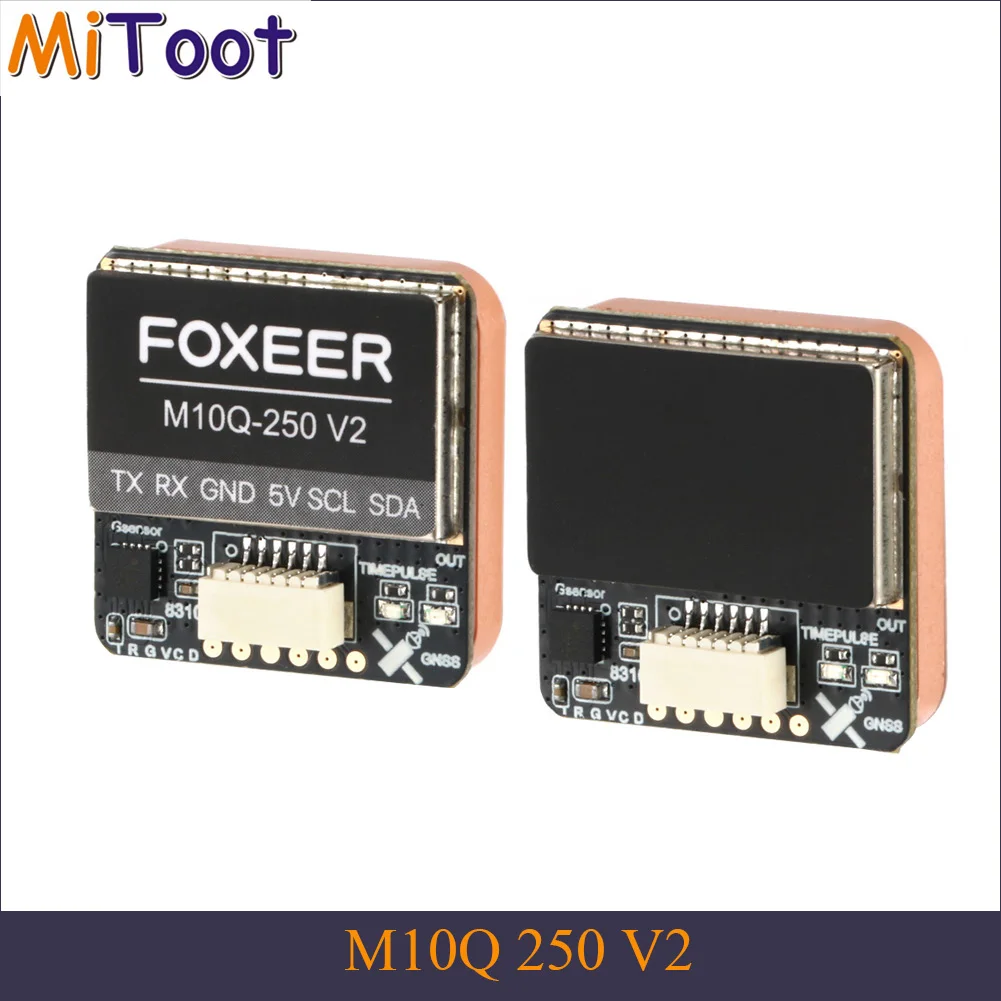 Foxeer M10Q 250 V2 GPS mit Kompass IST8310 Dual-Protokoll 1,5m Präzise Positionierung FPV Drohnen-Teile