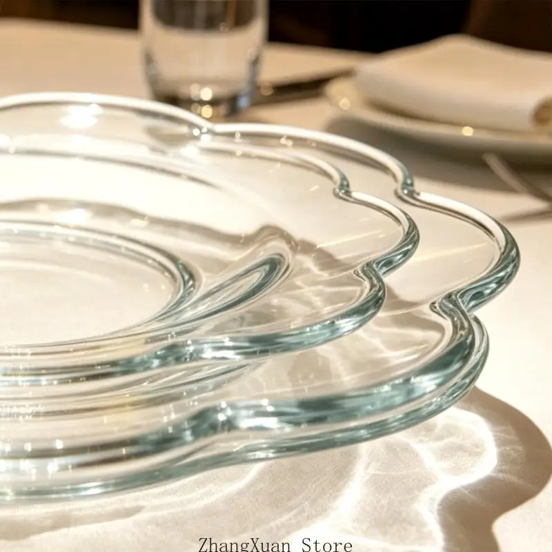 Moderner Obstkorb aus Glas, Mittelstück aus Glas, perfekt für Wohnzimmer 3XUF – Detail 5