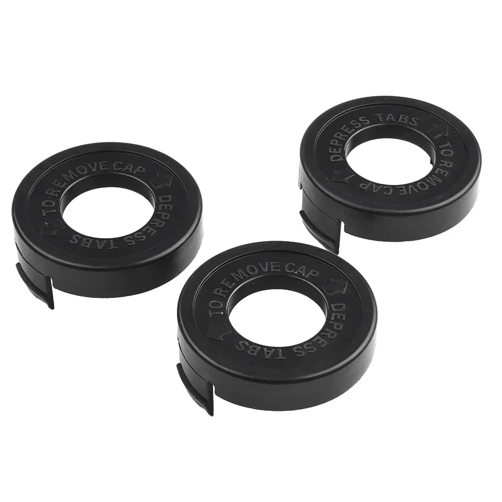 3 Stück Bump Cap Line Spool Cover Ersatzteile für Black & Decker ST4500 682378 -02 Saiten Rasentrimmer Rasenmäher Gartengeräte