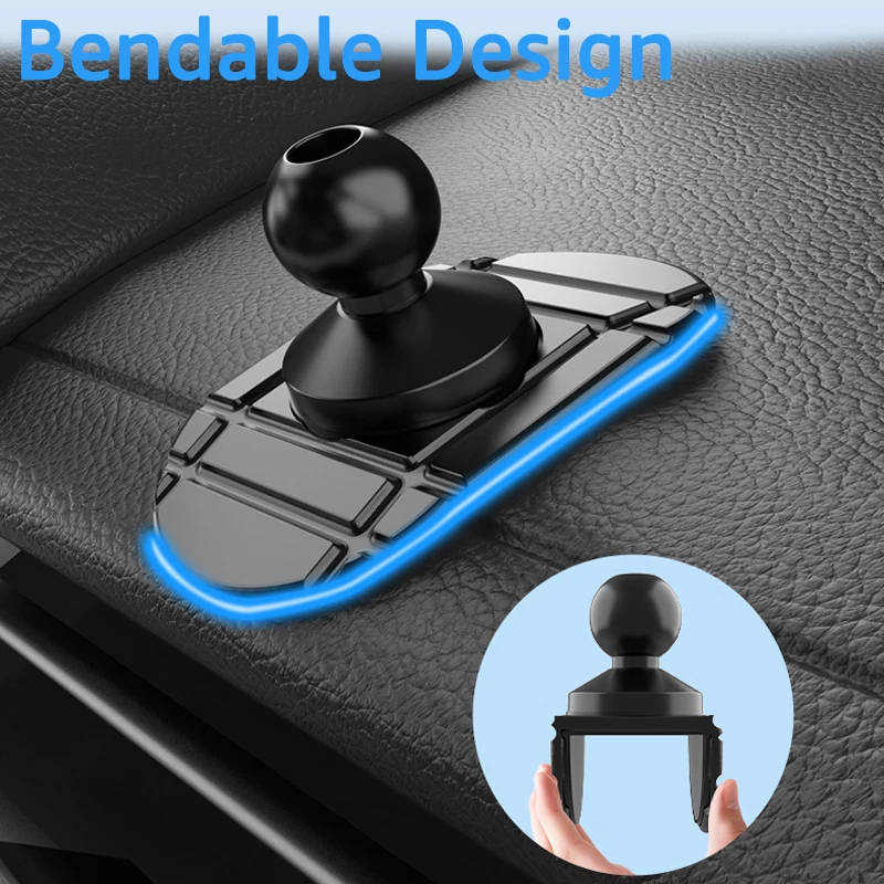 17mm Kugelkopfhalterung mit Klebepads Universelle 17mm Kugelkopfbasis für Auto-Armaturenbrett Handyhalterung – Detail 6