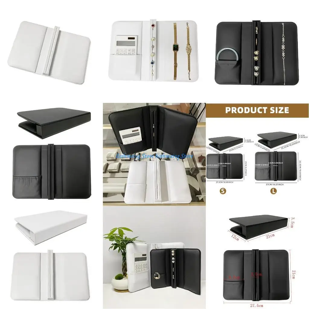 

573B Элегантный держатель для ювелирных изделий Персонализированная витрина для сережек в форме книги