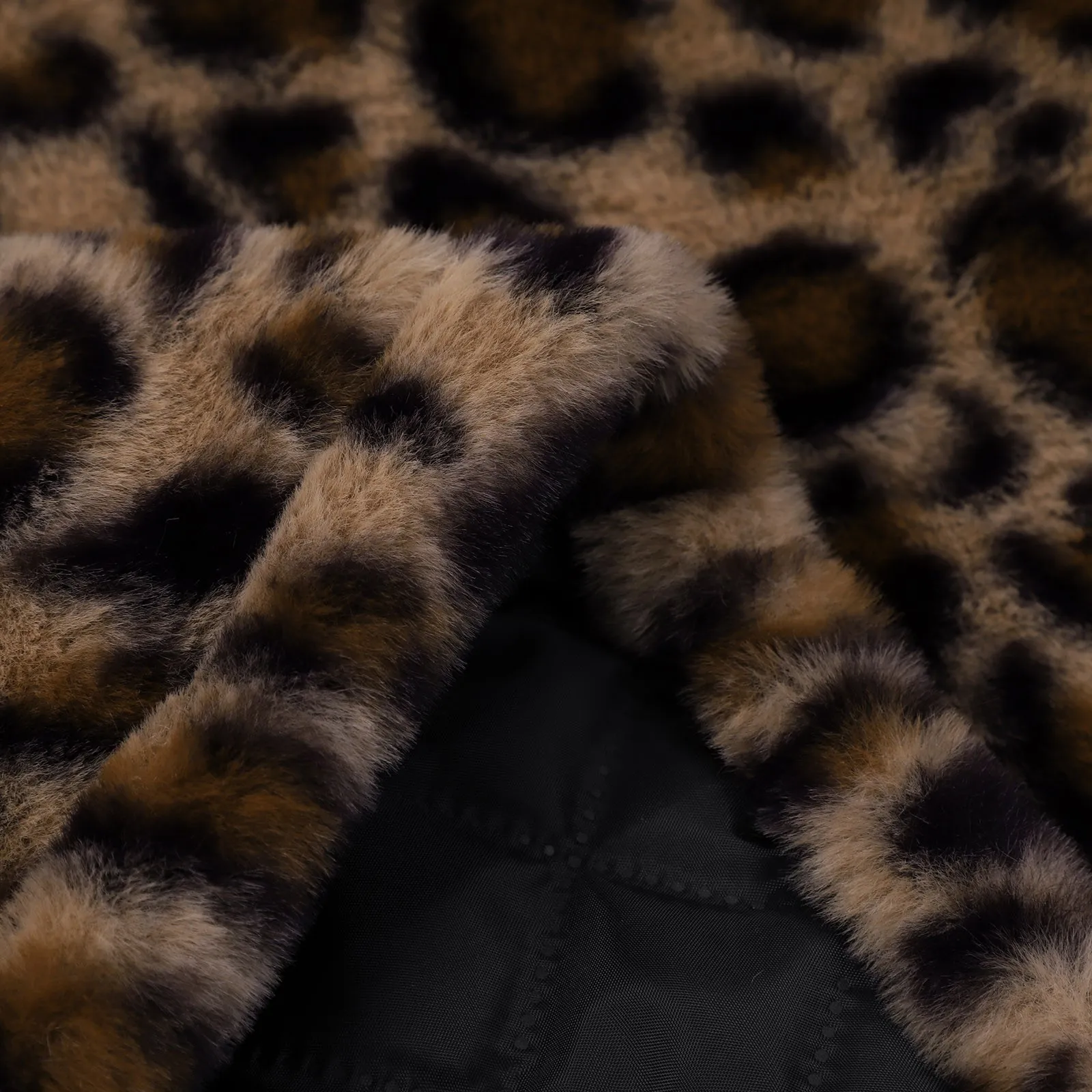 Chaqueta de lana peluda con estampado de leopardo de manga larga, bolsillo con cremallera, prendas de vestir exteriores con capucha, chaquetas informales cómodas y holgadas para mujeres jóvenes