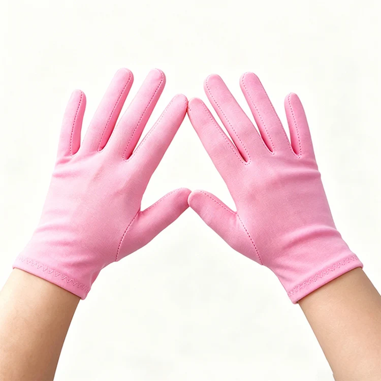Kurze Sommer-Bühnenhandschuhe für 4-8-Jährige in Bonbonfarben, Fünf-Finger-Elastikhandschuhe für Kleidungseтикette und Gymnastik – Detail 11