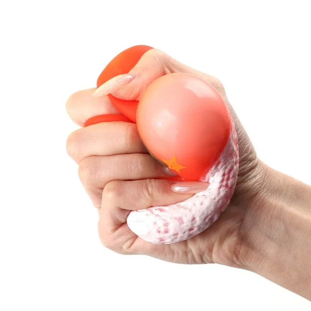 TPR Christmas Glove Squishy Snowman Pattern Slow Rebound Xmas Glove Squeeze Anxiety Relief Soft Fidget Squeeze Office