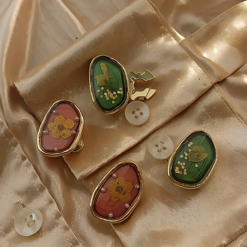 2 Pièces – Cache-boutons en Perles de Haute Qualité, Motif Floral, pour Décoration de Vêtements DIY, Boutons Décoratifs pour Chemises et Manches