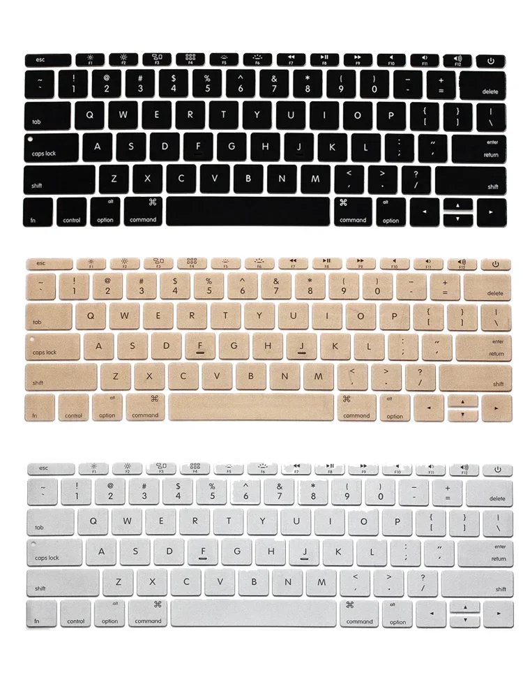 For Macbook Pro 13 No Touch Bar A1708 Keyboard Cover Skin Protector US style Keyboard Guard Shell for Macbook Retina 12 inch