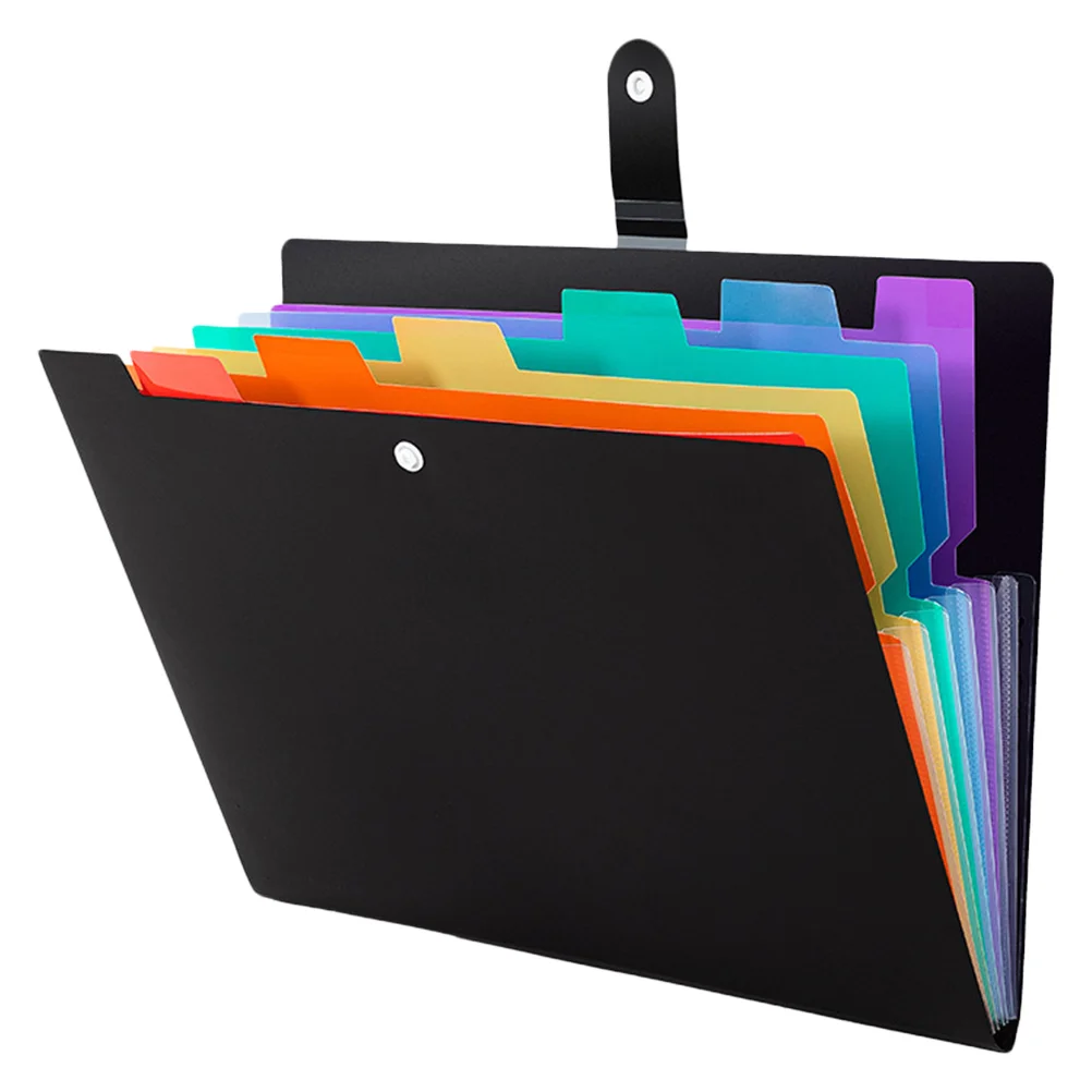 

A4 Size Special Design Expanding File Folder Multi Layer Organizer Portable Storage Document Receipts Business Cards Bag