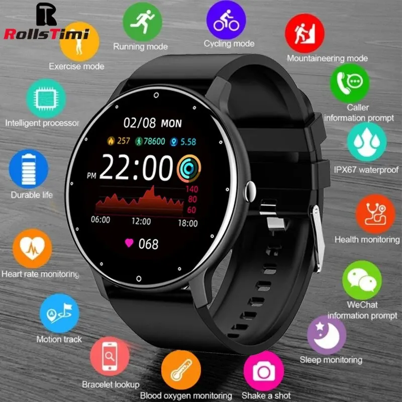 2024 New Smart Watches Heart Rate Sleep Health Monitor Bluetooth Call Smart Watch Women Sport GPS Track Tracking For Android IOS