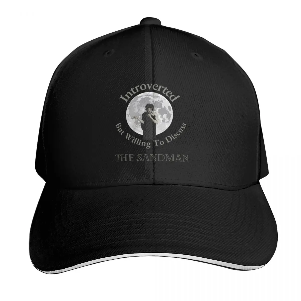 Introverted But Willing To Discuss The Sandman Baseball Cap Unisex for Men Women Outdoor Golf Running Hiking Summer Beach Travel