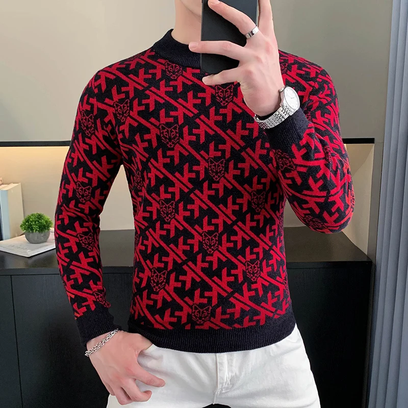 سترة كورية محبوكة مخملية ، رقبة مستديرة ، أكمام طويلة ، بلوفر غير رسمي للعمل ، توب سميك دافئ ، قاع بقصة ضيقة ، الخريف ، الشتاء