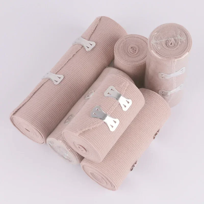 1 Roll, Skin Color High Elastic, Elastic Bandage for Sports Protection, Compression Fixation, Elastic Tendon