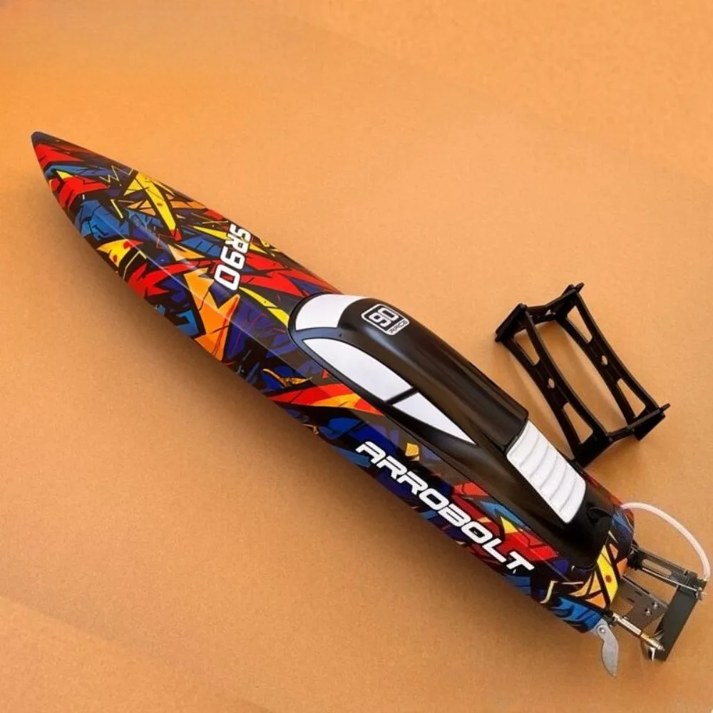 เรือบังคับวิทยุ 90 ซม. ความเร็ว 70 กม./ชม. มอเตอร์ไร้แปรงถ่าน Orlans 79805 SR90 เรือบังคับวิทยุ ตั้งท่าอัตโนมัติ รุ่น RTR ของเล่นเรือบังคับวิทยุ ของขวัญ