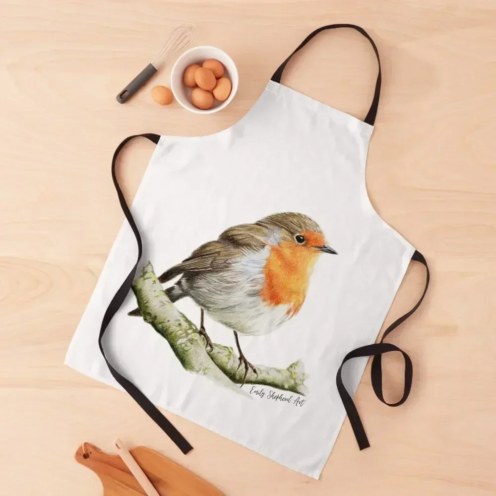 

Red Robin Apron custom women's kitchen Goods For Home And Kitchen Teacher For Men Apron