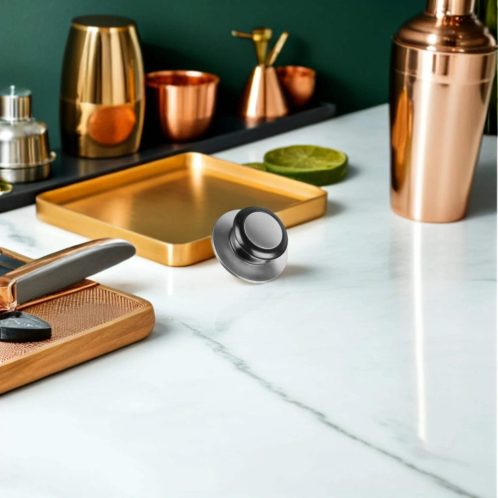 

12Pcs Stainless Steel Pot Lid Handle Round Knob Replacement for Glass Metal Covers Tight Fit No Steam Leak Easy Maintenance