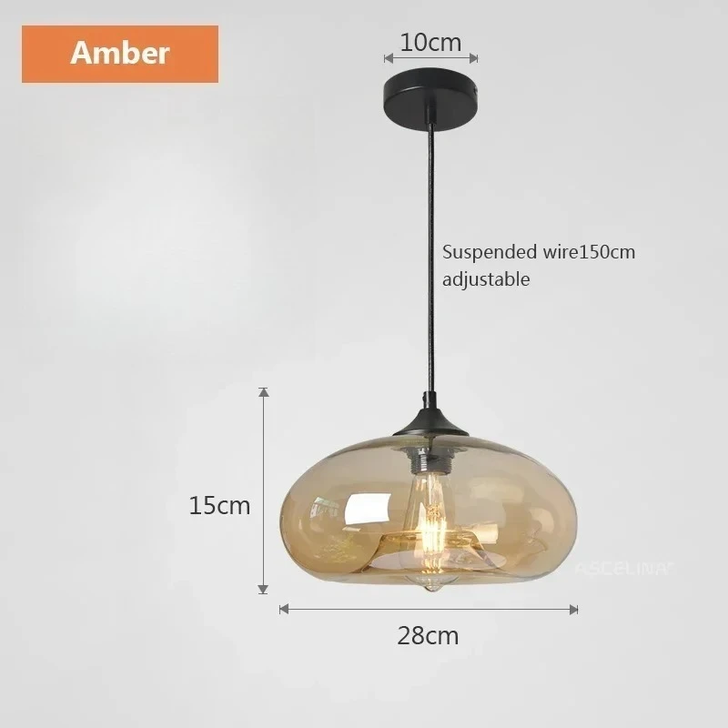 Nordic Kleur Glazen Hanglampen voor Restaurant Keuken Eiland Bedlampje Hanglampen Home Decor Verlichting Lustres Armatuur