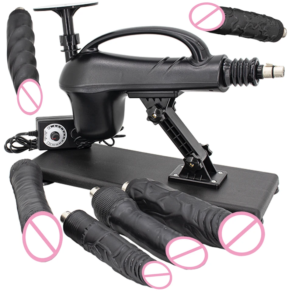 FREDORCH Sex Machines with 3XLR Accessories with Big Dildos Popular Quiet Automatic Adjustable Speed Masturbating Pumping Sex Toys