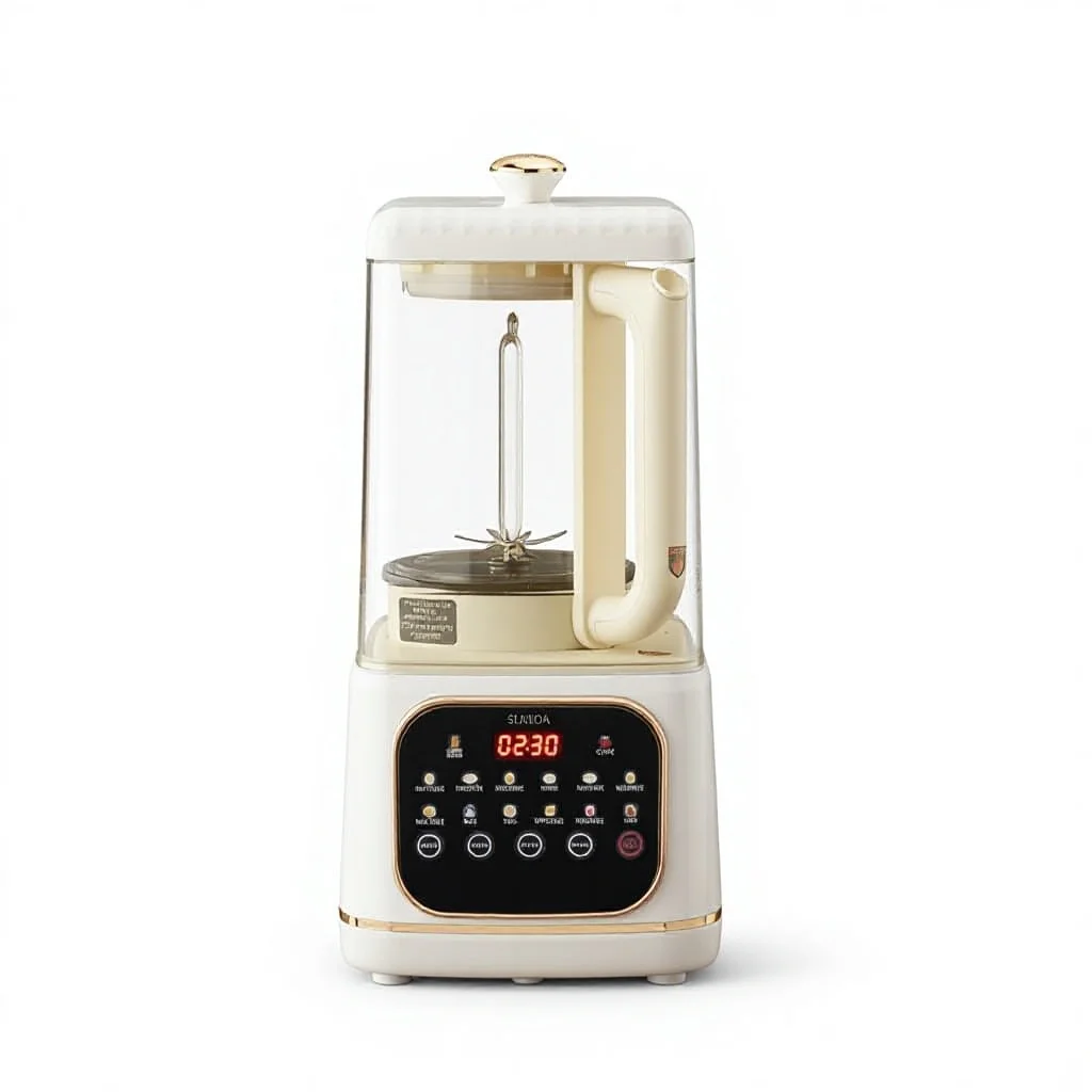 Multifunctional Soybean Milk Machine High Speed Blender Silent Cover Household 1750ML Capacity Pure Copper Motor Plant Based