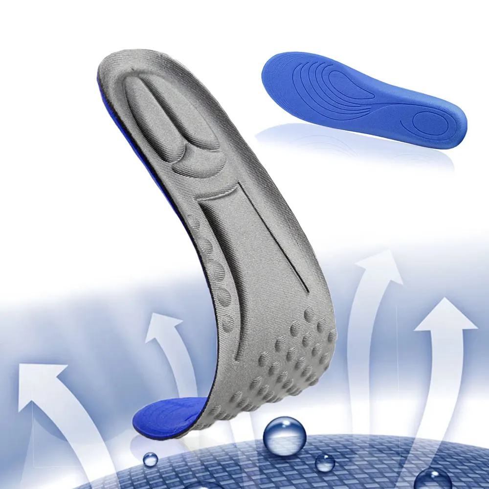 

Sport Insoles Memory Foam Insole For Shoes Sole Deodorant Breathable Cushion Running Insole For Feet Man Women Orthopedic Insole