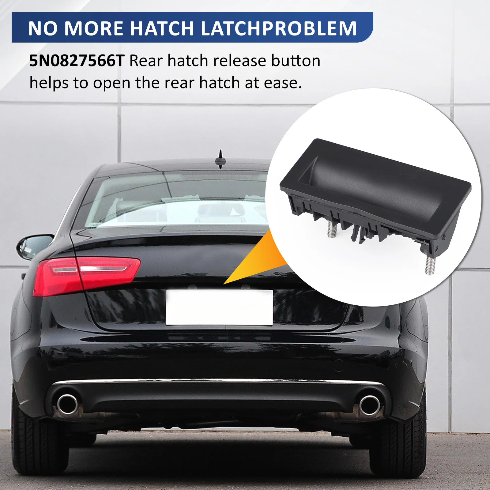 CNSPEED Tailgate Handle Switch 5N0827566T For VW Jetta Caddy Golf