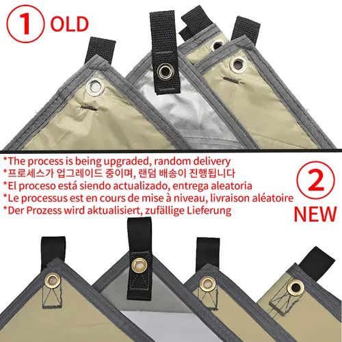 Imagen 2 del producto Lona para acampar, tienda impermeable, toldo turístico, sombra, dosel de jardín, sombrilla de playa, refugio solar ultraligero para exteriores