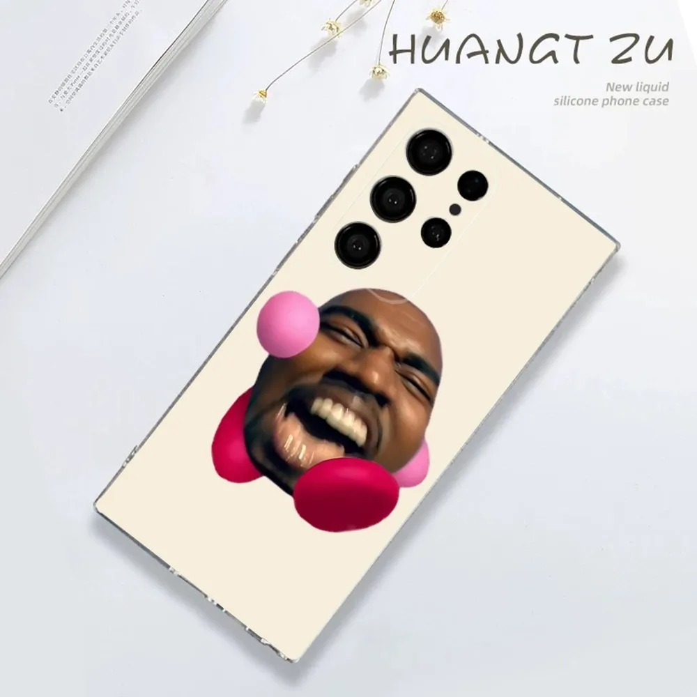 Funny Kanye West Ye Phone Case For Samsung S30,S23,21,22,20 Ultra,S20 FE lite,S10,9,PIus Note20ultra Cover Clear