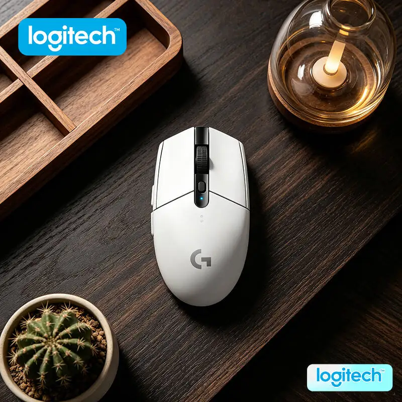 

Logitech G304 Wireless Mouse 12000 DPI HERO Sensor LIGHTSPEED 1ms 9-Month Battery Budget Gaming Custom Buttons Users
