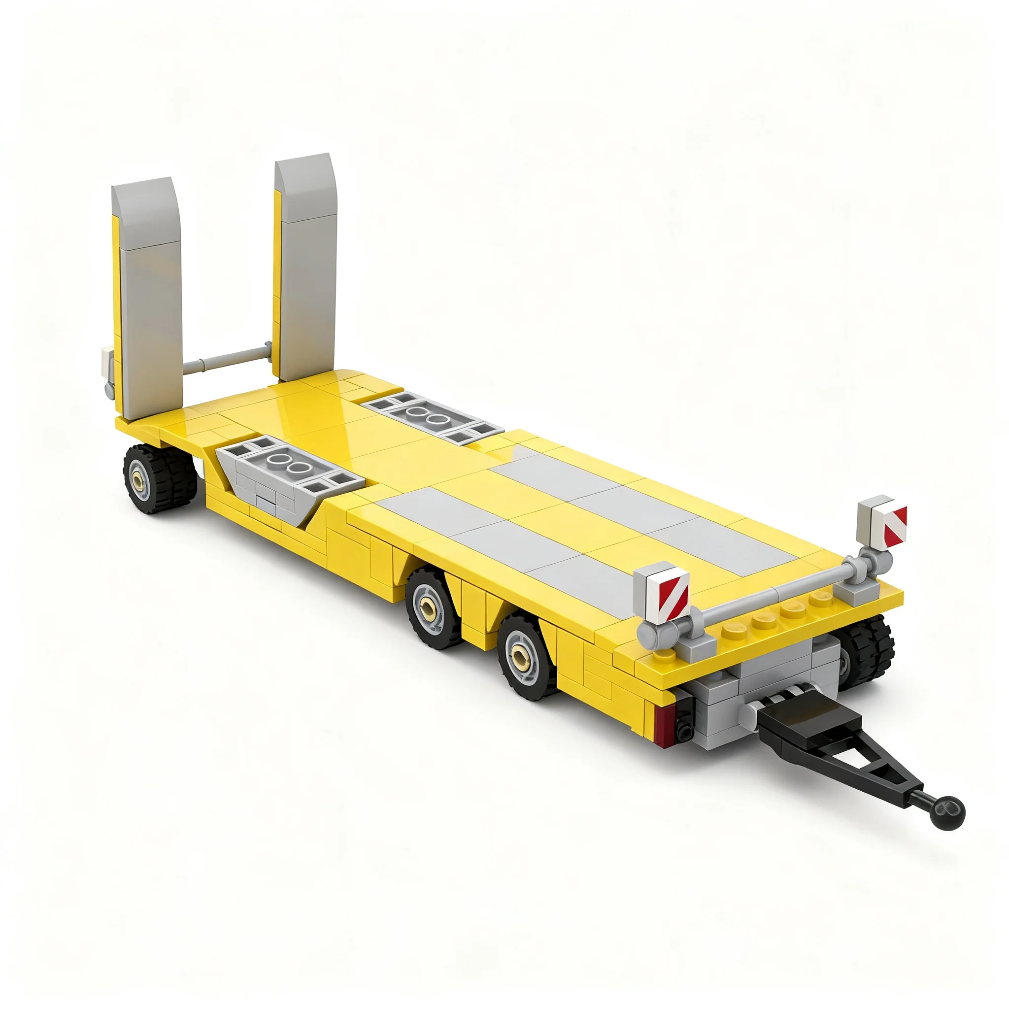 210pcs MOC Low Loader Trailer City Cargo Model Building Blocks Construction Toys Christmas Gifts Assemble Creative Idea Display