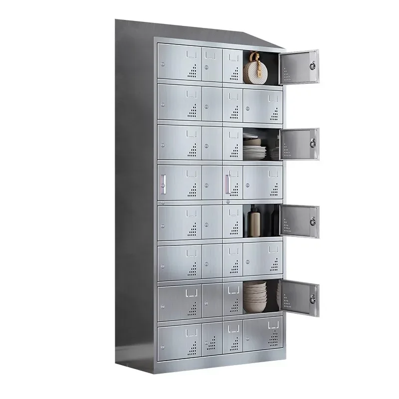 

304 stainless steel, locker, with lock, dormitory, staff, multi door, storage